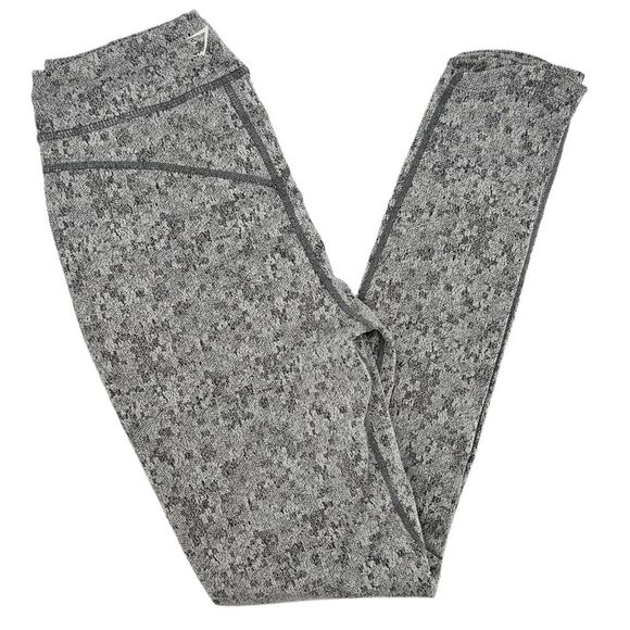 GYMSHARK Compression Fit Fleur Texture Leggings Charcoal Marl Grey Size Small - Picture 5 of 7